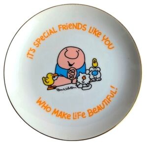 Ziggy Plate 1981 - "It's Special Friends Like You Who Make Life More Beautiful"